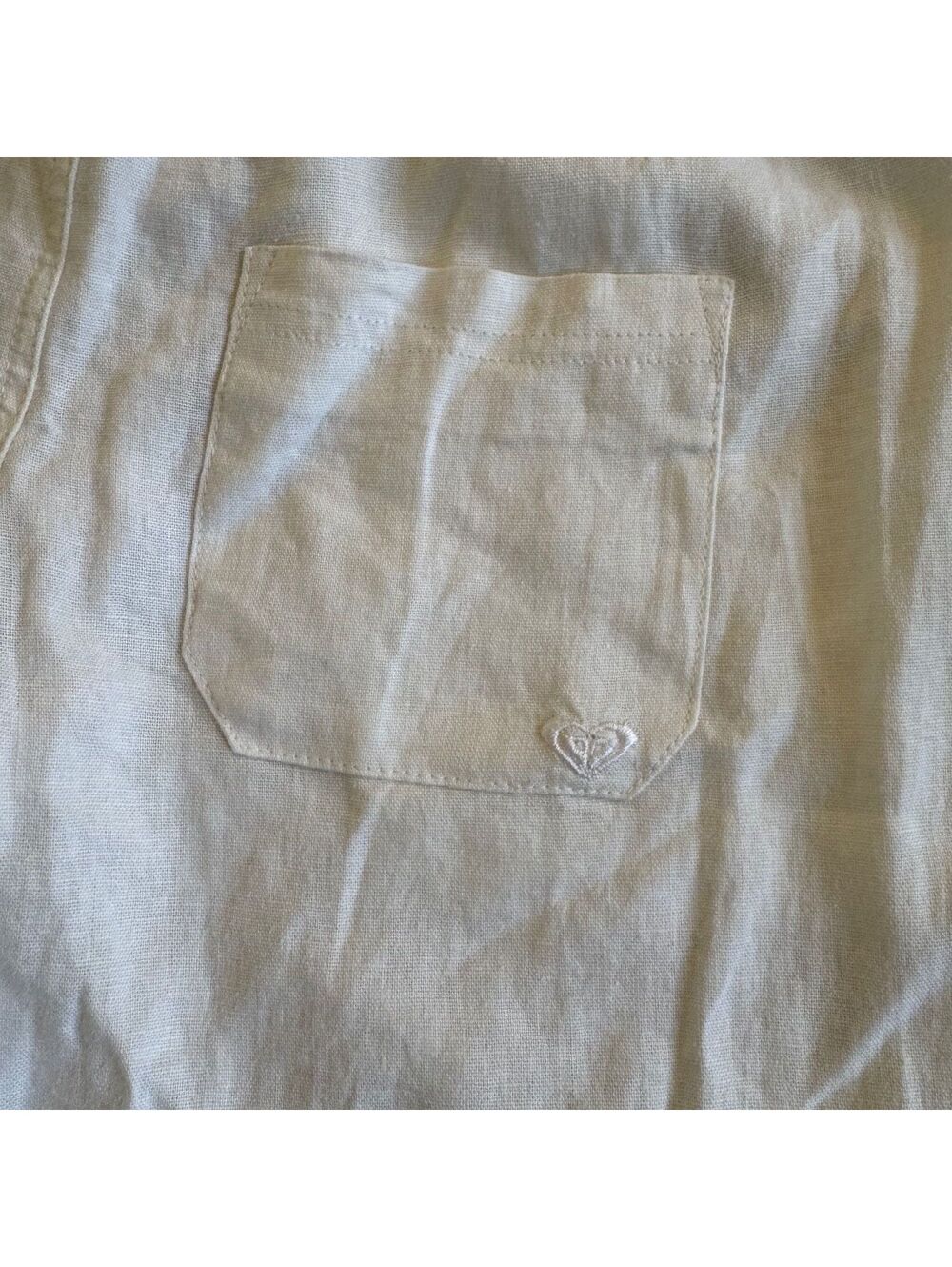 Roxy Linen Blend Drawstring Pants- XS - Picture 7 of 8